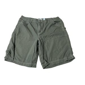 Old Navy Men's Carpenter Canvas Shorts Olive Green (Big & Tall Size: 44 x 11)